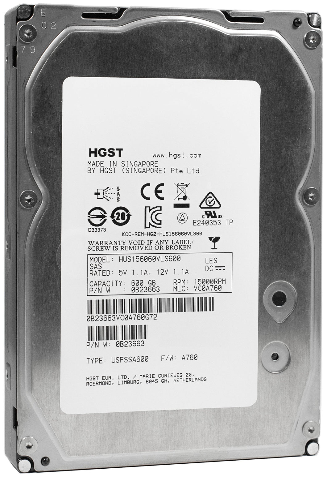 600GB 15K 3.5
