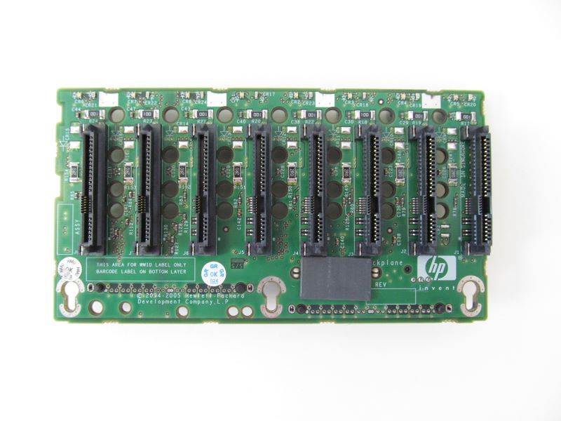 Placa de panel posterior HP 412736-001 SAS SATA SFF de 8 bahías para servidor Proliant DL380 G5