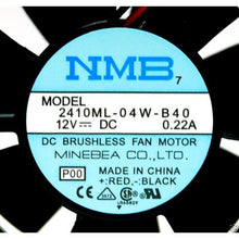 Carregar imagem no visualizador da galeria, 1pc NMB DC Fan 2410ML-04W-B40 6x6x2.5cm 12V 0.22A 4550rpm 19.4cfm 31dBA Cooler-FoxTI
