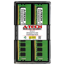 Cargar imagen en el visor de la galería, 32GB 2X 16GB DDR4 2133 PC4-17000 ECC UDIMM for Dell PowerEdge R230 Memory RAM-FoxTI
