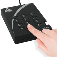 Cargar imagen en el visor de la galería, Apricorn Aegis Padlock 1 TB USB 3.0 256-bit AES XTS Hardware Encrypted Portable External Hard Drive (A25-3PL256-1000)-FoxTI
