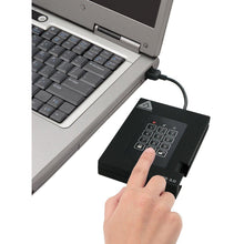 Cargar imagen en el visor de la galería, Apricorn Aegis Padlock Fortress FIPS 140-2 Level 2 Validated 256-bit Encrypted USB 3.0 Hard Drive with PIN Access, 1 TB-FoxTI
