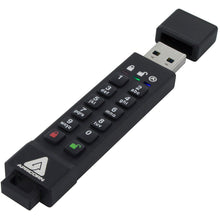 Cargar imagen en el visor de la galería, Apricorn Aegis Secure Key 3Z 8GB 256-bit AES XTS Hardware Encrypted FIPS 140-2 Level 3 Validated Secure USB 3.0 Flash Drive (ASK3Z-8GB)-FoxTI
