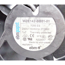 Cargar imagen en el visor de la galería, Cooler EBMPAPST W2E142-BB01-01 7056 ES THERMALLY PROTECTED FAN-FoxTI

