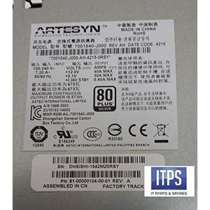 HP 814665-001 HPE MSA 2040 595 WATT Power Supply-FoxTI