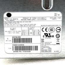 Load image into Gallery viewer, HP Z620 Workstation 800W Switching Power Supply 717019-001 623194-002 S10-800P1A-FoxTI
