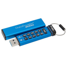 Carregar imagem no visualizador da galeria, Kingston Digital 16GB DT2000 Keypad USB 3.0 ,256bit AES Hardware Encrypted (DT2000/16GB)-FoxTI
