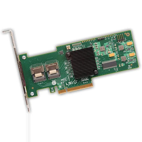 LSI Logic 8-Port Int, 6GB/S Sata+SAS, Pcie 2.0, Entry; Megaraid SAS 9240-8I, Two Mini-SAS-FoxTI