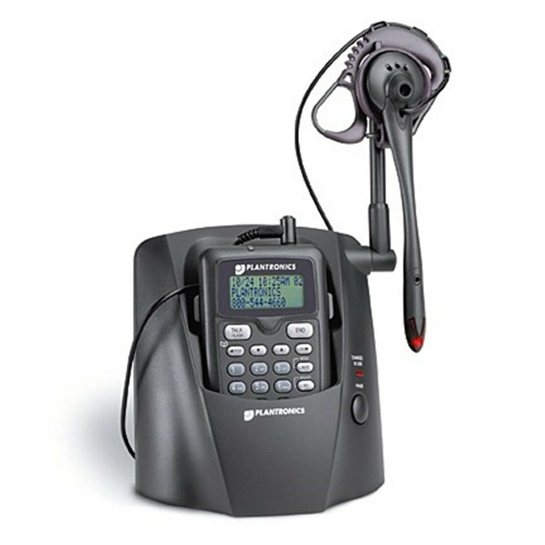 Plantronics CT12 2.4 GHz Cordless Headset Telephone w/ Caller ID-FoxTI