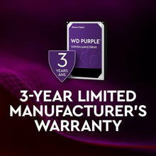 Cargar imagen en el visor de la galería, Disco WD Purple 10TB Surveillance 7200 RPM SATA lll 256MB 3.5&quot; Internal HDD WD101PURZ - MFerraz Tecnologia
