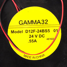 Carregar imagem no visualizador da galeria, Cooler Nidec D12F-24BS5 GAMMA32 12032 24V 0.55A 120*120*32mm Turbofan Cooling fan - MFerraz Tecnologia
