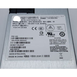 Cisco/Delta MA-PWR-250WAC 250W Power Supply for Meraki MS 320 350 Series Switch - MFerraz Technology ITFL